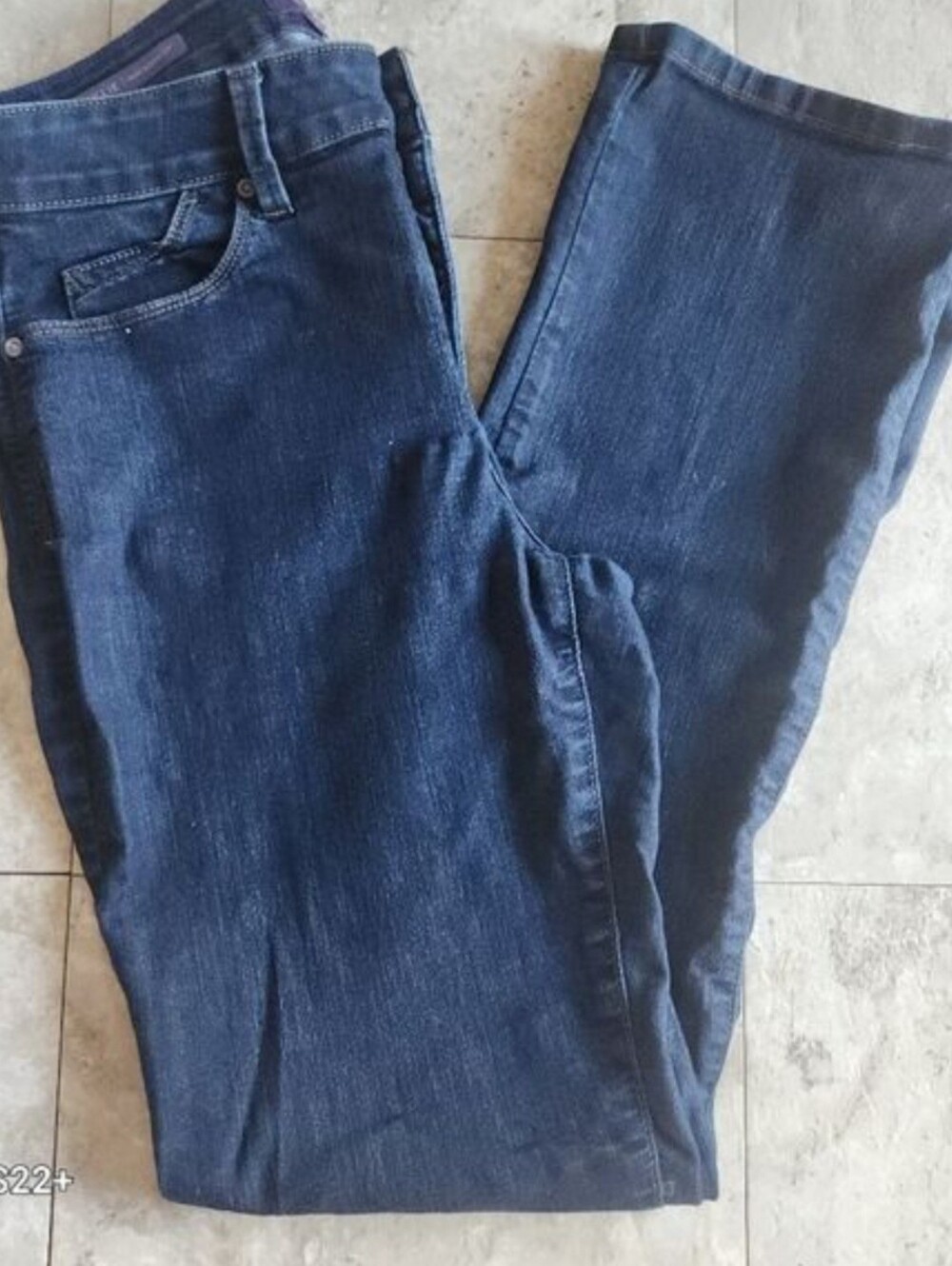 80 NYDJ Mini Bootcut Dark Blue straight leg stretch Women’s Jeans
